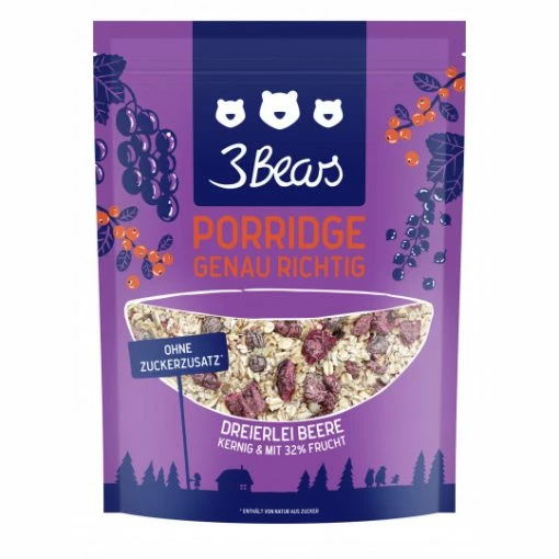 3 Bears Dreierlei Beere Porridge 400G 4 3 Bears Dreierlei Beere Porridge 400G -Kaffee Erasco Geschaft 3bears dreierlei beere porridge 400g