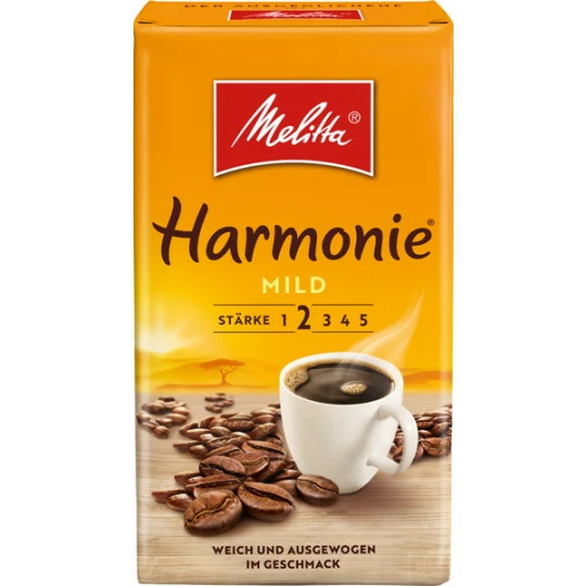 Melitta Kaffee Harmonie Mild Gemahlen 500G 3 Melitta Kaffee Harmonie Mild Gemahlen 500G