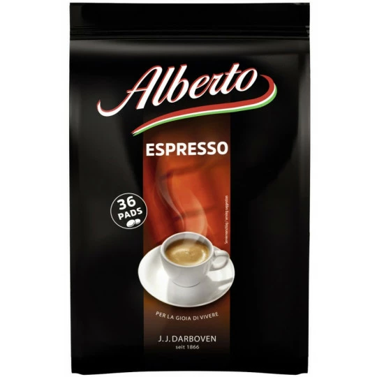 Alberto Espresso Kaffeepads 36ST 252G 3 Alberto Espresso Kaffeepads 36ST 252G