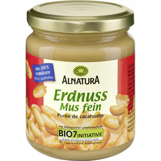 Alnatura Bio Erdnussmus Fein 250G 3 Alnatura Bio Erdnussmus Fein 250G