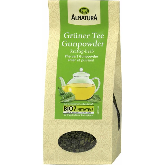 Alnatura Bio Grüner Tee Gunpowder Lose 100G 3 Alnatura Bio Grüner Tee Gunpowder Lose 100G