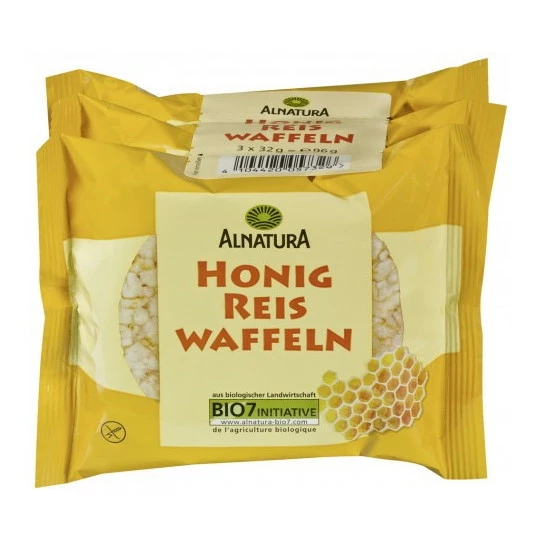 Alnatura Bio Honig Reis Waffeln 3ST 96G 3 Alnatura Bio Honig Reis Waffeln 3ST 96G