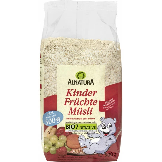Alnatura Bio Kinder Früchte Müsli 500G 3 Alnatura Bio Kinder Früchte Müsli 500G