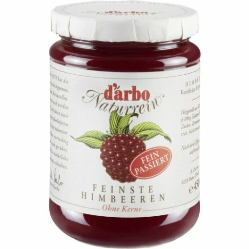 Darbo Konfitüre Naturrein Feinste Himbeeren Ohne Kerne 450G 3 Darbo Konfitüre Naturrein Feinste Himbeeren Ohne Kerne 450G -Kaffee Erasco Geschaft darbo konfitre naturrein himbeer