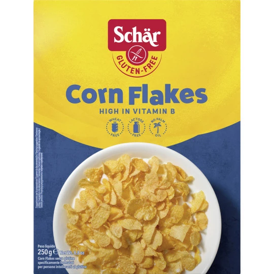 Schär Corn Flakes High In Vitamin B 250G 3 Schär Corn Flakes High In Vitamin B 250G