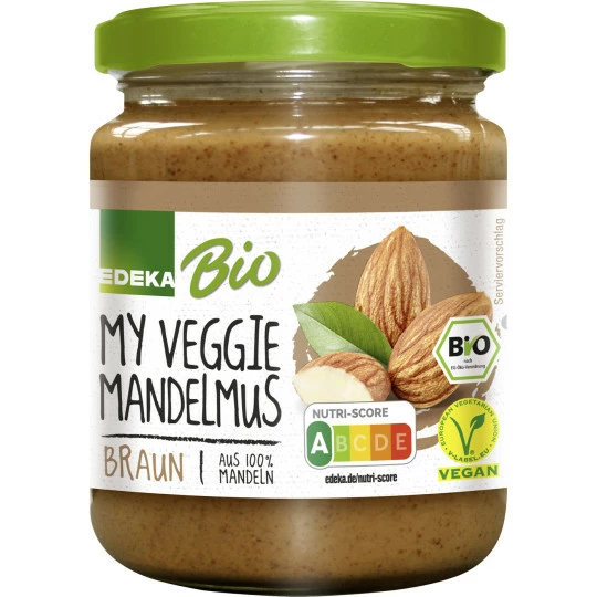 EDEKA Bio My Veggie Mandelmus Braun 250G 3 EDEKA Bio My Veggie Mandelmus Braun 250G