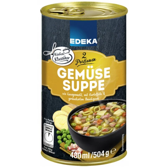 EDEKA Gemüsesuppe 480ML 3 EDEKA Gemüsesuppe 480ML