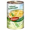 Erasco Hühner-Nudelsuppe 390ML -Kaffee Erasco Geschaft erasco klare hhnernudelsuppe mit hhnerbrhe 390 ml