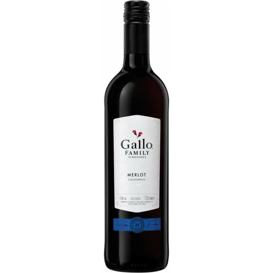 Gallo Family Merlot Rotwein 0,75L 3 Gallo Family Merlot Rotwein 0,75L