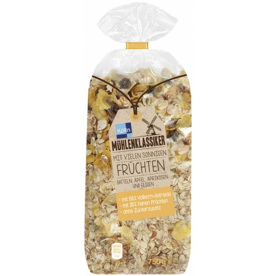 Kölln Mühlenklassiker Mit Vielen Sonnigen Früchten 750G 3 Kölln Mühlenklassiker Mit Vielen Sonnigen Früchten 750G