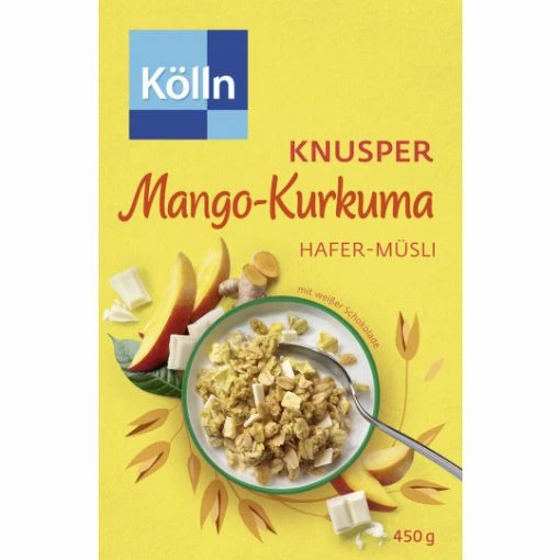 Kölln Müsli Knusper Mango-Kurkuma 450G 7 Kölln Müsli Knusper Mango-Kurkuma 450G -Kaffee Erasco Geschaft klln msli knusper mangokurkuma 450 g