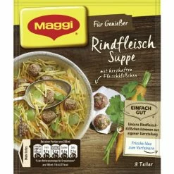 Maggi Für Genießer Rindfleisch Suppe Ergibt 750ML