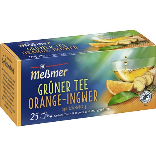 Meßmer Grüner Tee Orange Ingwer 25ST 43,8G 3 Meßmer Grüner Tee Orange Ingwer 25ST 43,8G
