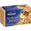 Meßmer Tee Aprikose-Pfirsich 20ST 50G -Kaffee Erasco Geschaft memer tee aprikosepfirsich 20st 50g