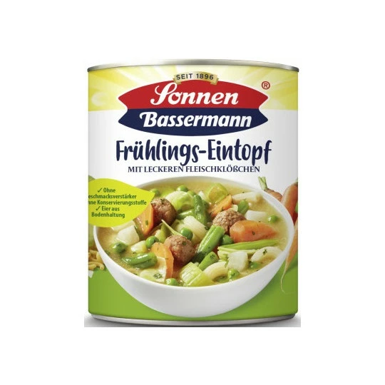 Sonnen Bassermann Frühlingstopf Mit Leckeren Fleischklößchen 800G 3 Sonnen Bassermann Frühlingstopf Mit Leckeren Fleischklößchen 800G
