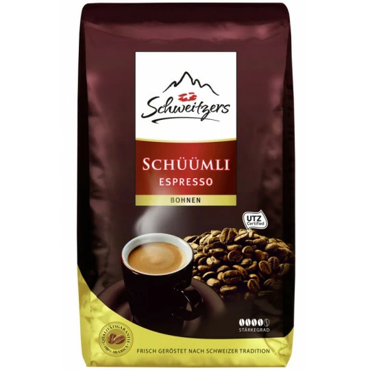 Schweitzers Schüümli Espresso Bohnen 1KG 3 Schweitzers Schüümli Espresso Bohnen 1KG