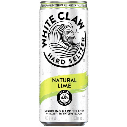 White Claw Hard Seltzer Natural Lime 0,33L 3 White Claw Hard Seltzer Natural Lime 0,33L